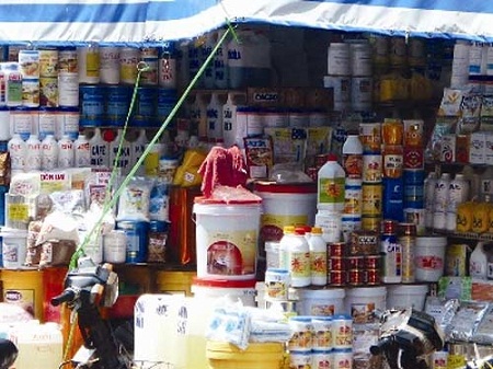 m&oacute;ng gi&ograve; trung quốc chứa chất tẩy trắng g&acirc;y bệnh ti&ecirc;u h&oacute;a