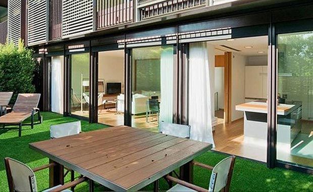 Khu vực sân vườn trước nhà 