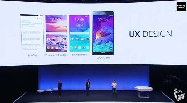 8h:22 Giao diện được lấy cảm hứng từ Galaxy S5 với khả năng đa nhiệm của dòng Note