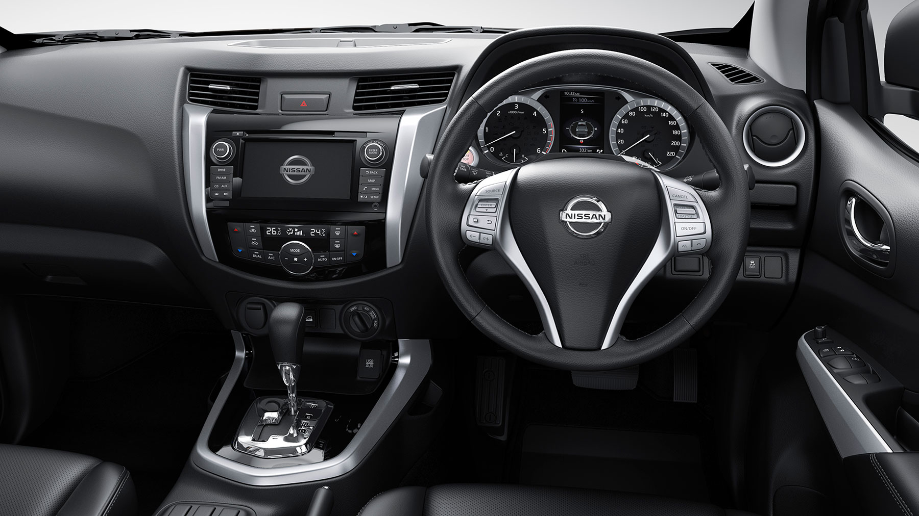 &Ocirc; t&ocirc; Nissan Navara mới đ&atilde; trau chuốt về c&aacute;c trang bị nội thất kh&aacute; nhiều