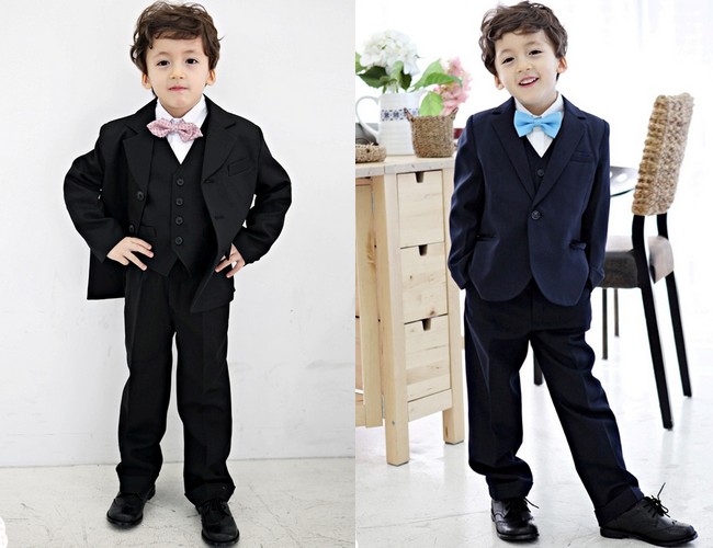Với d&aacute;ng vest cực s&agrave;nh điệu kết hợp với sơ mi trong v&agrave; những chiếc nơ thắt hoặc c&agrave; vạt th&igrave; b&eacute; trai sẽ thật nổi bật