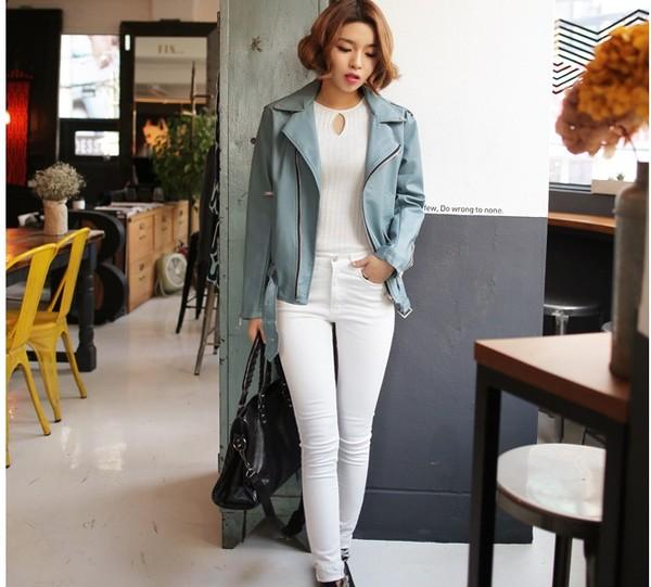 &Aacute;o da m&agrave;u s&aacute;ng l&agrave; một xu hướng quần &aacute;o m&ugrave;a đ&ocirc;ng 2014 nổi bật