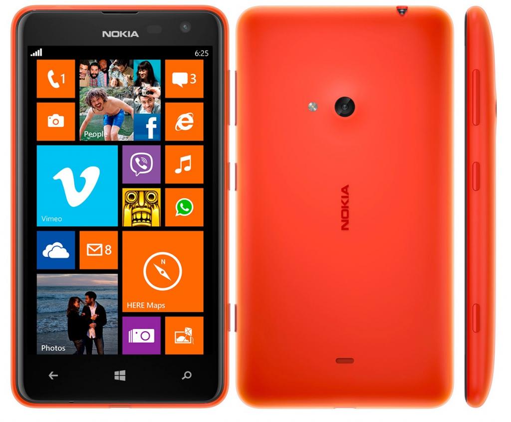 Lumia 625 g&acirc;y ch&uacute; &yacute; bởi k&iacute;ch thước m&agrave;n h&igrave;nh 4,7 inch, một trong những smartphone gi&aacute; rẻ đ&aacute;ng mua