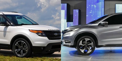 Cả Ford Explorer v&agrave; Honda Pilot đều trang bị động cơ V6 3.5 l&iacute;t