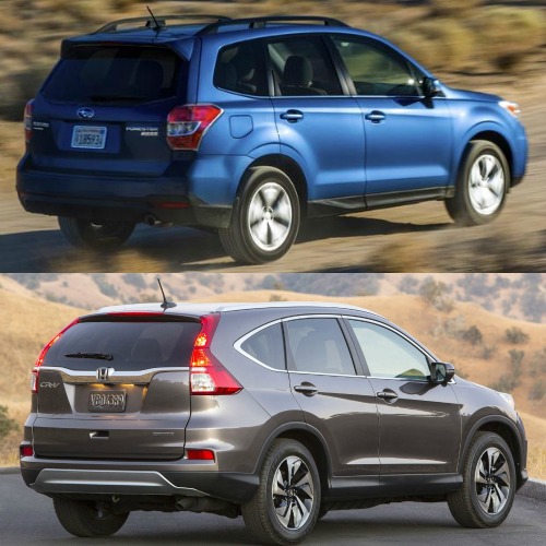 Subaru Forester dường như nổi trội hơn đối thủ CRV bởi khả năng tiết kiệm nhi&ecirc;n liệu