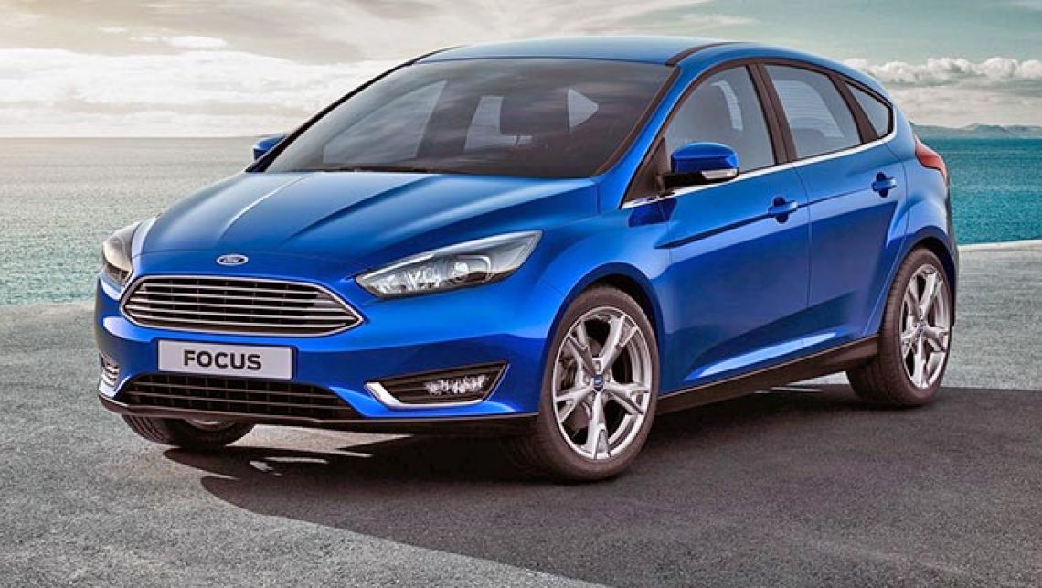 Thi&ecirc;́t k&ecirc;́ của Ford Focus 2015 thay đổi đ&aacute;ng ch&uacute; &yacute; l&agrave; ở mũi xe l&agrave; lưới tản nhiệt 5 thanh ngang 