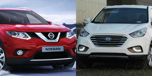 Hyundai Tucson và Nissan Rogue phiên bản 2015 đổi mới với nhiều trang bị nội thất hiện đại Hyundai Tucson và Nissan Rogue phiên bản 2015 đổi mới với nhiều trang bị nội thất hiện đại