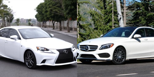 Khi đặt l&ecirc;n b&agrave;n c&acirc;n so s&aacute;nh xe &ocirc; t&ocirc;, cả IS 250 v&agrave; C-Class đều mạnh về động cơ v&agrave; t&iacute;nh năng an to&agrave;n sử dụng