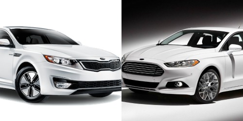 Nội thất của Ford Fusion v&agrave; Optima đều sở hữu một loạt trang bị ti&ecirc;u chuẩn 