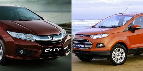 Cả Honda City và Ford EcoSport đều trang bị nội thất hiện đại bậc nhất Cả Honda City và Ford EcoSport đều trang bị nội thất hiện đại bậc nhất