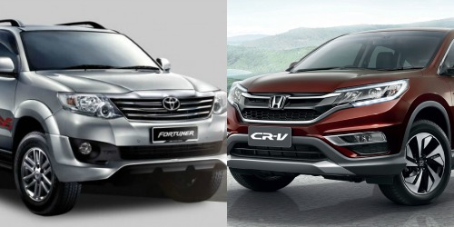 So s&aacute;nh xe &ocirc; t&ocirc; về nội thất, cả Fortuner v&agrave; CR-V đều trang bị hiện đại bậc nhất