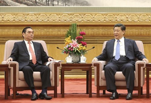 Thường trực Ban B&iacute; thư L&ecirc; Hồng Anh hội kiến với Chủ tịch Trung Quốc Tập Cận B&igrave;nh về quan hệ Việt &ndash; Trung.