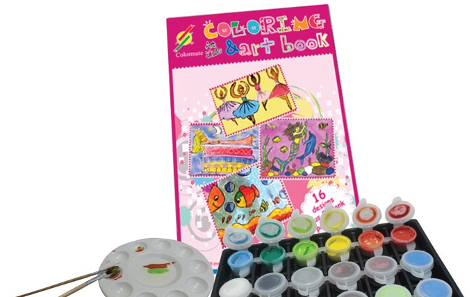Bộ m&agrave;u vẽ Colormate d&agrave;nh cho b&eacute; g&aacute;i