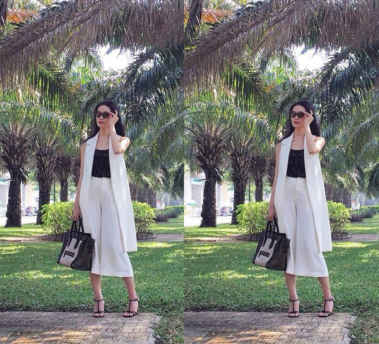 Th&ugrave;y Dung c&oacute; gu thời trang đời thường kh&aacute; c&aacute; t&iacute;nh v&agrave; s&agrave;nh điệu
