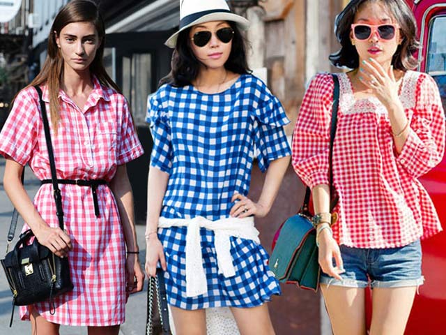 Trang phục kẻ &ocirc; vu&ocirc;ng sắc m&agrave;u mang lại sự trẻ trung v&agrave; c&aacute; t&iacute;nh cho ph&aacute;i đẹp