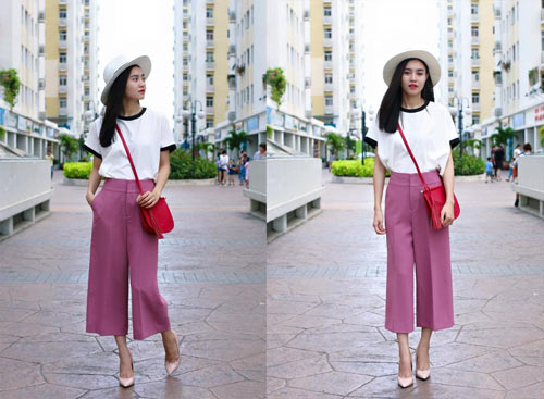 Quần culottes kh&ocirc;ng chỉ thời trang, s&agrave;nh điệu m&agrave; c&ograve;n mang lại sự thoải m&aacute;i khi mặc
