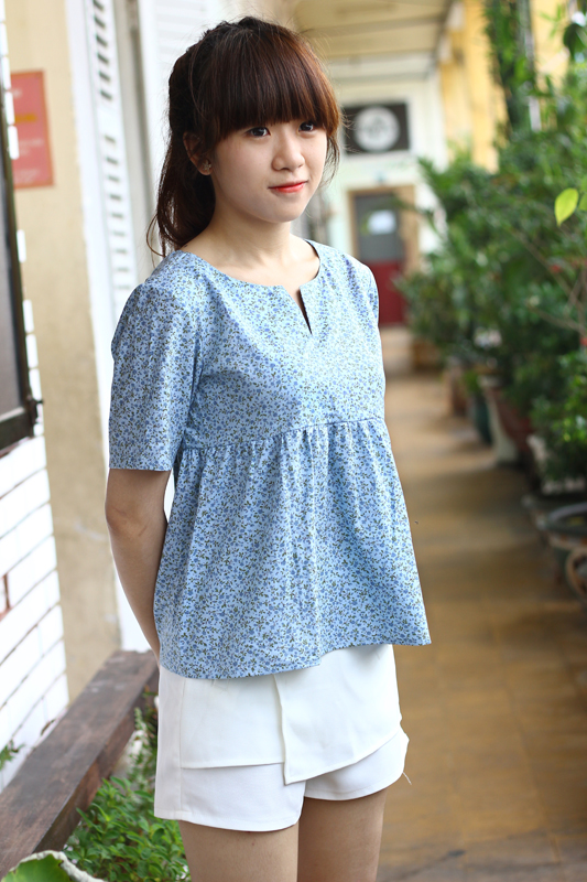&Aacute;o babydoll c&oacute; m&agrave;u sắc, họa tiết rất phong ph&uacute; 