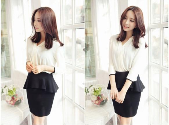 Thời trang c&ocirc;ng sở kh&ocirc;ng thể thiếu &aacute;o sơ mi trắng nh&atilde; nhặn, thanh lịch