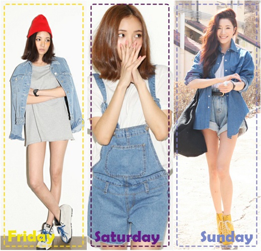 &Aacute;o denim khỏe khắn, trẻ trung kh&ocirc;ng bao giờ lo lỗi mốt. Ảnh minh họa