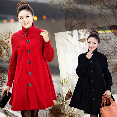 Thời trang Tết 2015 cho b&agrave; bầu kh&ocirc;ng thể thiếu &aacute;o kho&aacute;c khi tiết trời lạnh