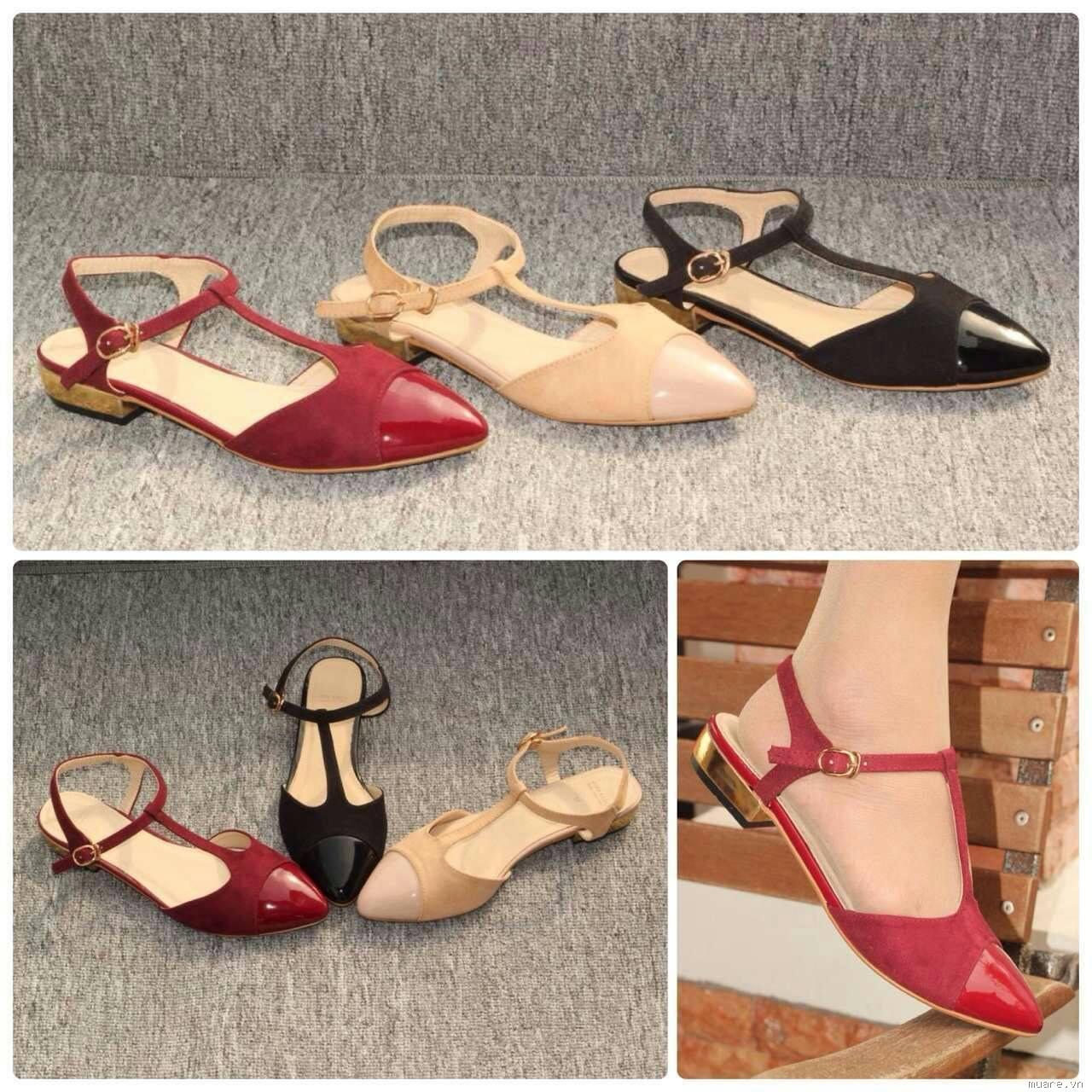 Bạn g&aacute;i c&oacute; thể chọn sandals mũi nhọn để diện với những bộ đồ thời trang Tết 2015 của m&igrave;nh