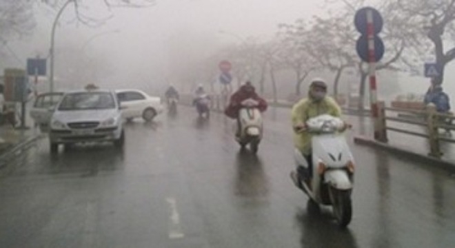 Dự b&aacute;o thời tiết h&ocirc;m nay ng&agrave;y 6/3/2015: Miền Bắc tiếp tục mưa r&eacute;t