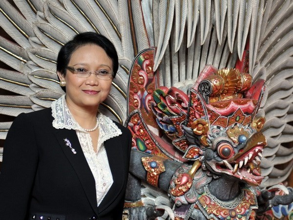 Bộ trưởng Ngoại giao Indonesia Retno Marsudi chia sẻ quan điểm của Jakarta về vấn đề Biển Đ&ocirc;ng