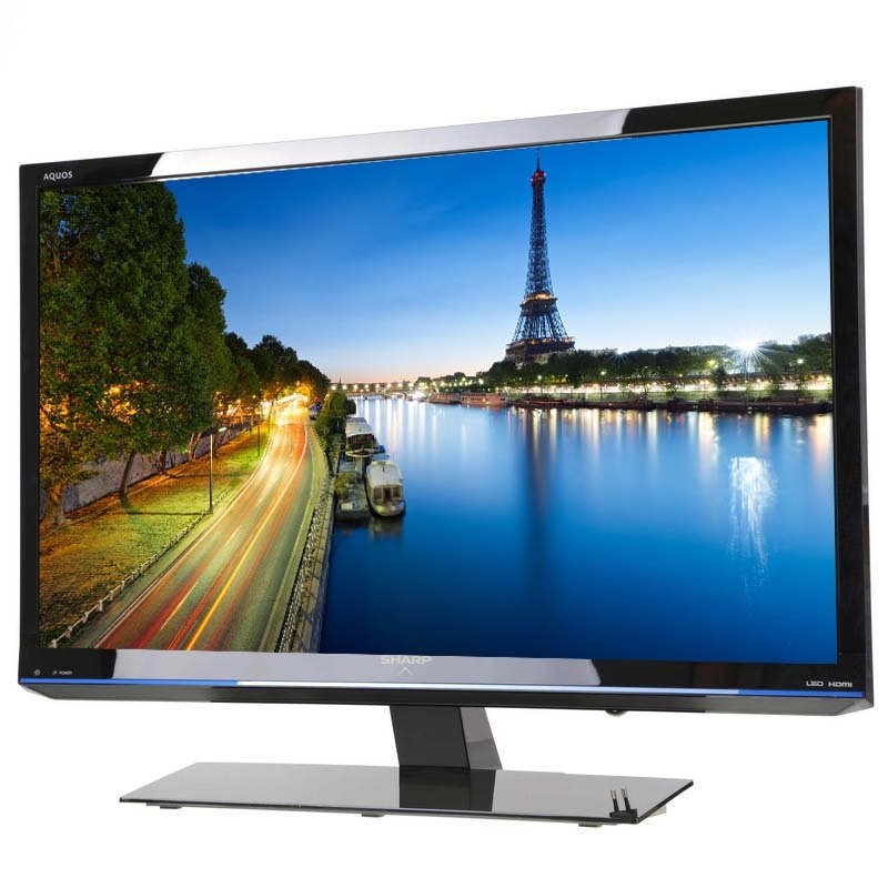 Sharp LC-32LE153M là chiếc tivi có thiết kế góc cạnh mang đến vẻ đẹp hiện đại