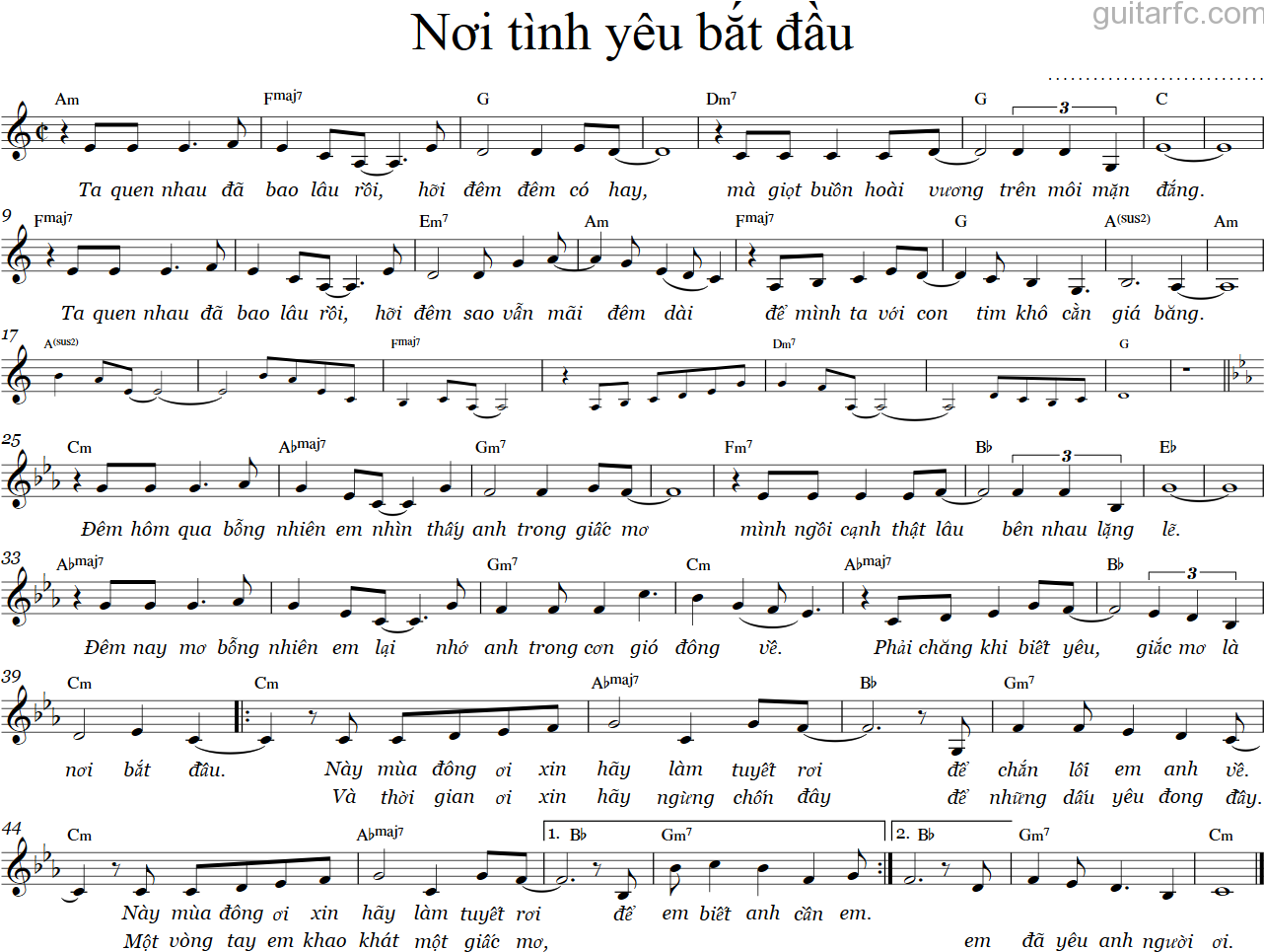 Lời ca của Nơi T&igrave;nh y&ecirc;u bắt đầu sẽ l&agrave; m&oacute;n qu&agrave; ấn tượng để tỏ t&igrave;nh trong ng&agrave;y 8/3