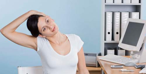 B&agrave;i tập thể dục cổ cho d&acirc;n văn ph&ograve;ng.