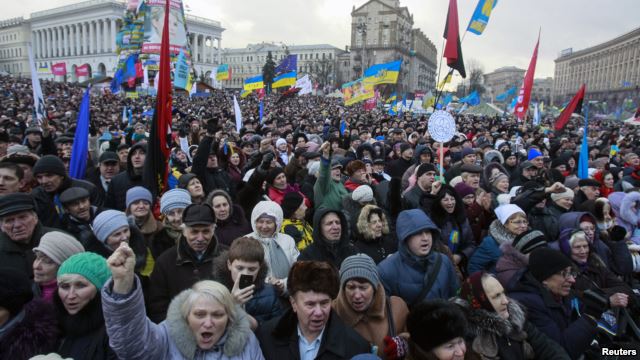 T&igrave;nh h&igrave;nh Ukraine mới nhất: Kiev cần đ&agrave;m ph&aacute;n với lực lượng biểu t&igrave;nh 