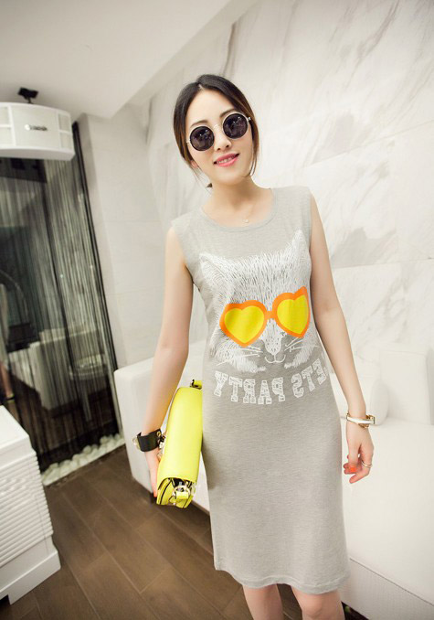V&aacute;y maxi thun họa tiết trẻ trung đang l&agrave; xu hướng 'hot' trong năm nay