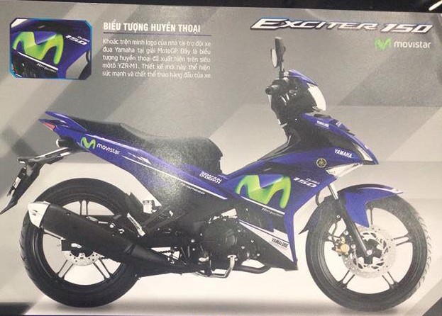 Xe Exciter 150 Movistar c&oacute; thể được b&aacute;n ở Việt Nam v&agrave;o trung tuần th&aacute;ng 11