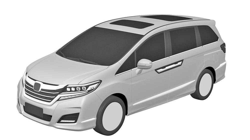Bản ph&aacute;c thảo Honda Odyssey 2017 d&agrave;nh cho thị trường Mỹ.