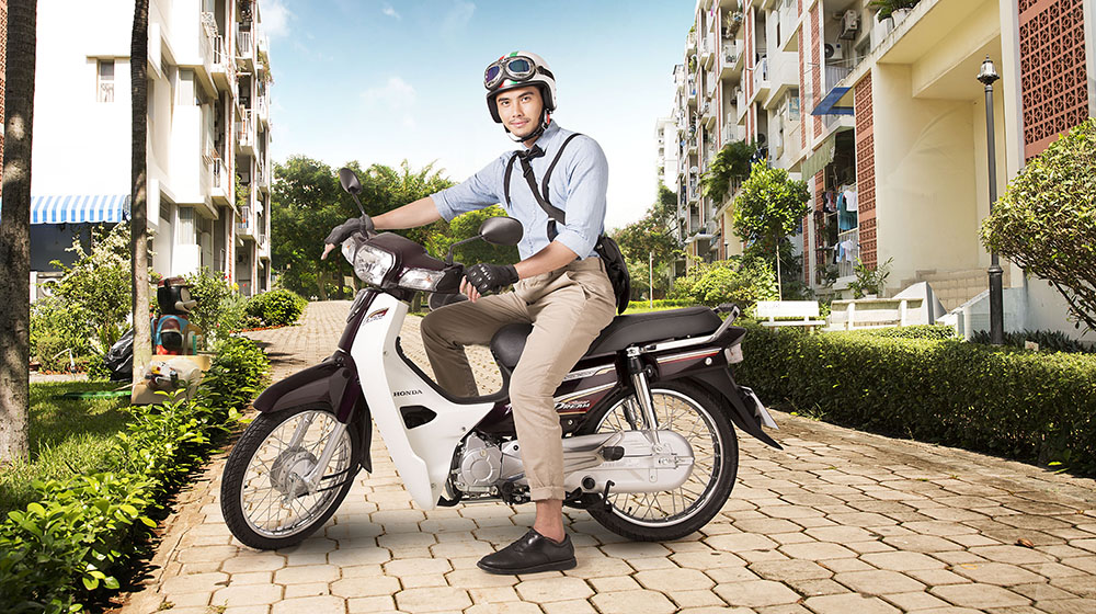 Xe Honda Super Dream 110 m&agrave;u n&acirc;u truyền thống