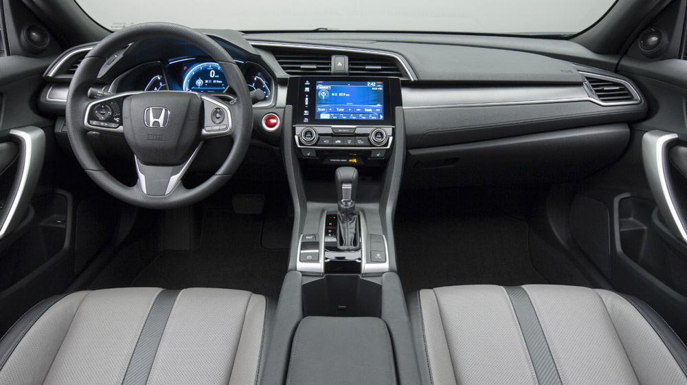 Honda Civic Coupe 2016 tăng th&ecirc;m kh&ocirc;ng gian nội thất 
