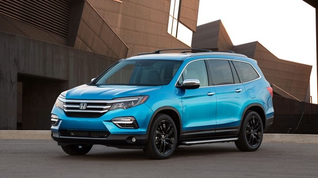 Honda Pilot 2016 được cải tiến mạnh mẽ v&agrave; ngoại h&igrave;nh, trở n&ecirc;n bắt mắt hơn