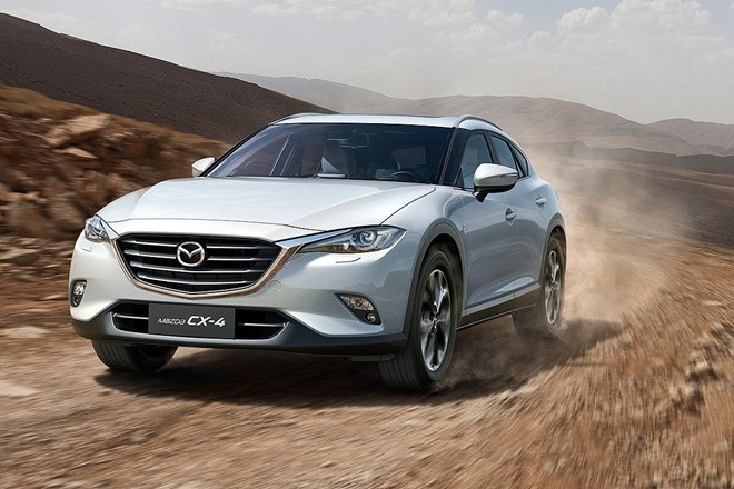 Xe Mazda CX-4 thiết kế ấn tượng đang dần lộ diện