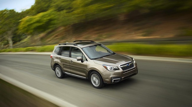 Xe Subaru Forester 2017 gần như kh&ocirc;ng thay đổi qu&aacute; nhiều về thiết kế tổng thể