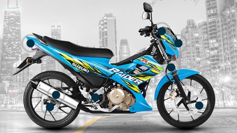 Suzuki Raider R150 bản nâng cấp có giá bán 47,69 triệu đồng