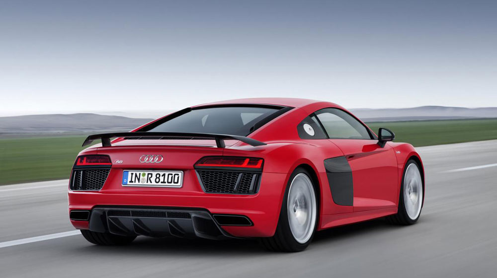 &Ocirc; t&ocirc; Audi R8 mới sở hữu động cơ 5,2 l&iacute;t V10 n&acirc;ng cấp như tr&ecirc;n Lamborghini Huracan
