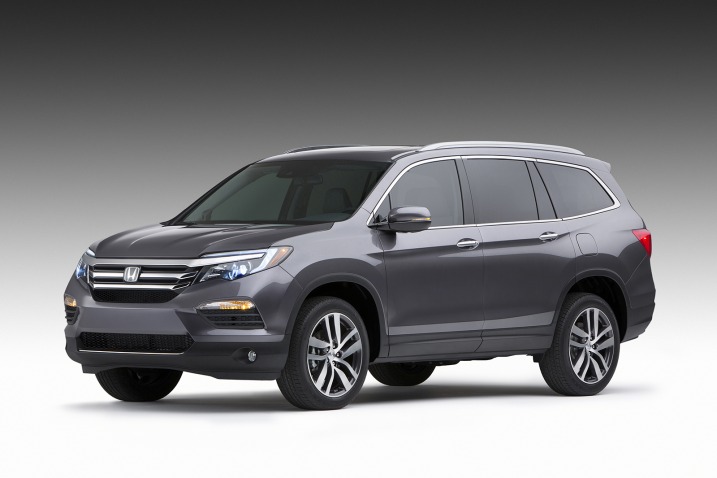 Phi&ecirc;n bản xe &ocirc; t&ocirc; mới Honda Pilot 2016 mới tr&igrave;nh l&agrave;ng với ng&ocirc;n ngữ thiết kế ho&agrave;n to&agrave;n mới