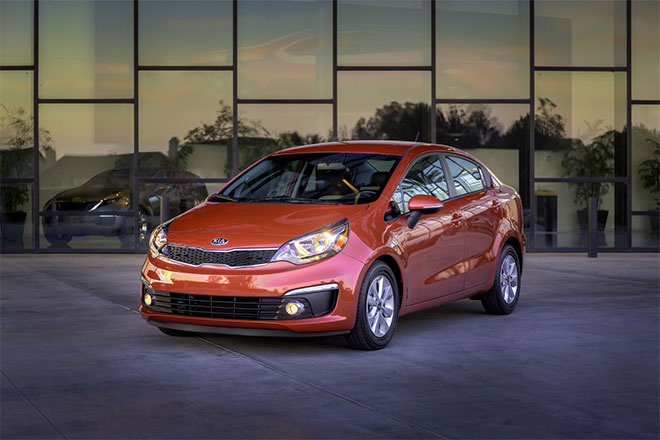 Phi&ecirc;n bản xe &ocirc; t&ocirc; mới Kia Rio 2016 với nhiều tiện nghi thuộc dạng cao cấp