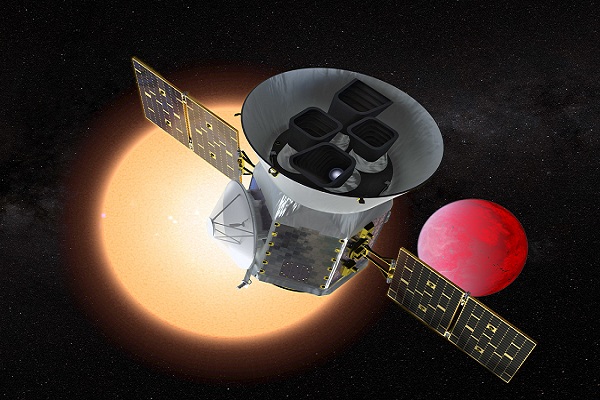  H&igrave;nh minh họa k&iacute;nh viễn vọng của TESS: Ảnh: NASA-GSFC