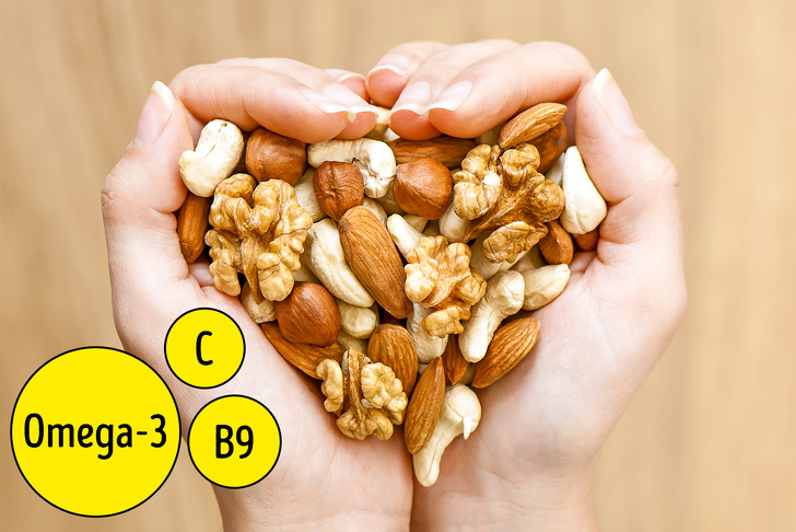 Quả hạch rất gi&agrave;u axit b&eacute;o omega-3, kẽm v&agrave; vitamin E. (Ảnh: &copy; depositphotos.com)