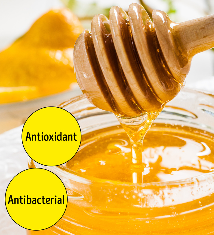 Mật ong l&agrave; chất kh&aacute;ng khuẩn, chất chống oxy h&oacute;a v&agrave; chất giữ ẩm tự nhi&ecirc;n. (Ảnh: &copy; depositphotos.com)