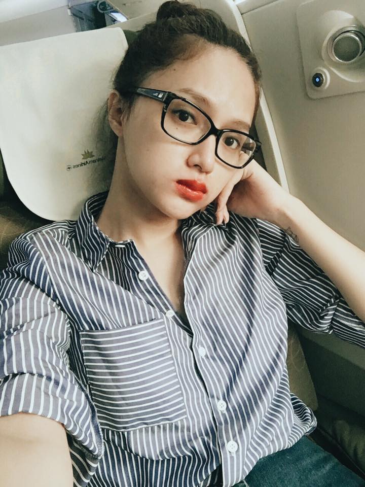 Ngỡ ng&agrave;ng trước gương mặt khi kh&ocirc;ng trang điểm của Hương Giang Idol 