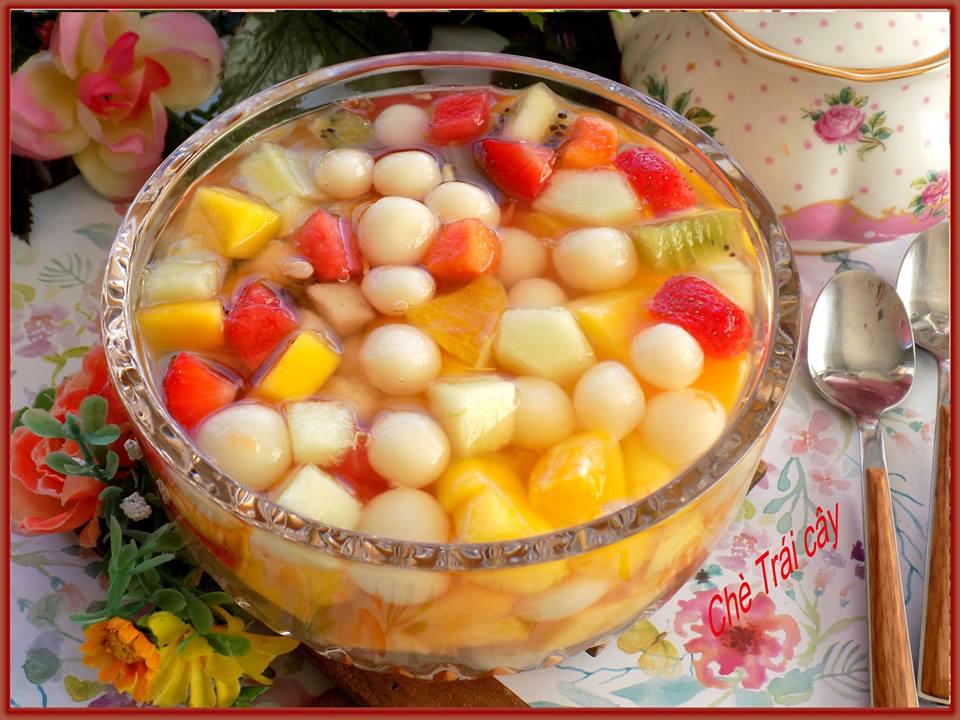 C&aacute;ch l&agrave;m ch&egrave; hoa quả si&ecirc;u ngon cho c&aacute;c chị em th&iacute;ch ăn vặt
