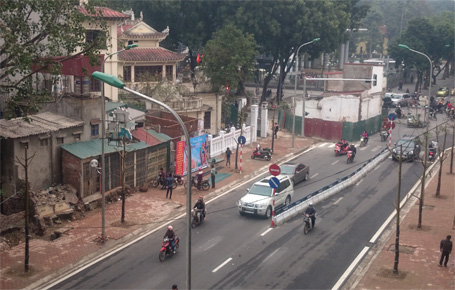 Tin tức mới cập nhật 24h ng&agrave;y 13/02/2015 cho biết th&ocirc;ng tuyến đường Kim M&atilde; - Trần Ph&uacute; d&agrave;i 450m c&oacute; trị gi&aacute; 426 tỷ đồng