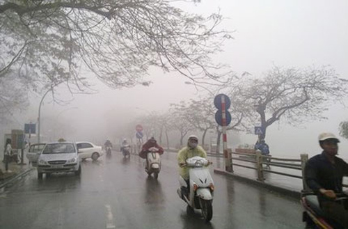 Dự báo thời tiết hôm nay 31/1/2015: Không khí lạnh bao trùm, miền Bắc mưa nhỏ, trởi rét buốt